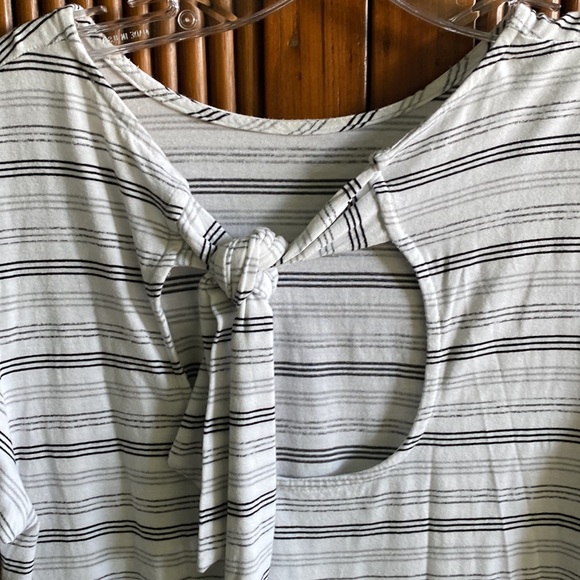 Altar’d State Short Sleeved Women’s Striped Shirt - Picture 6 of 11
